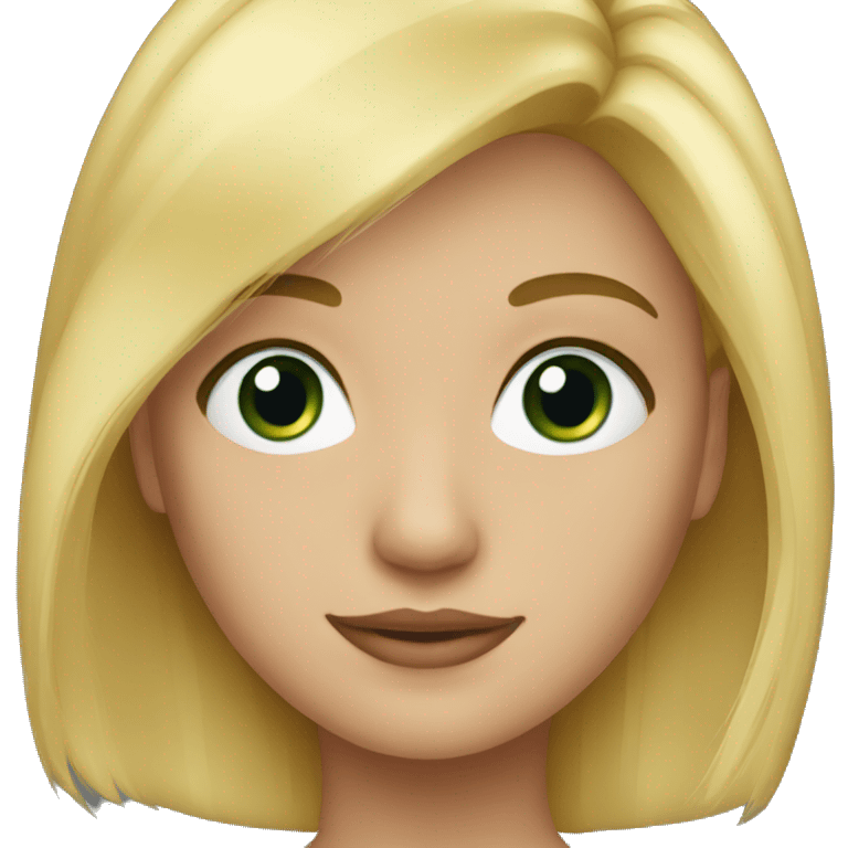 Pretty girl blond  emoji