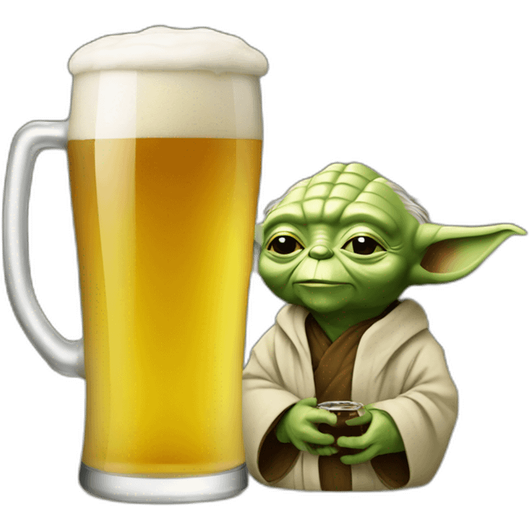 yoda beer emoji