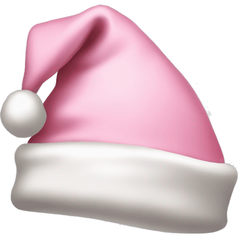 light pink santa hat emoji