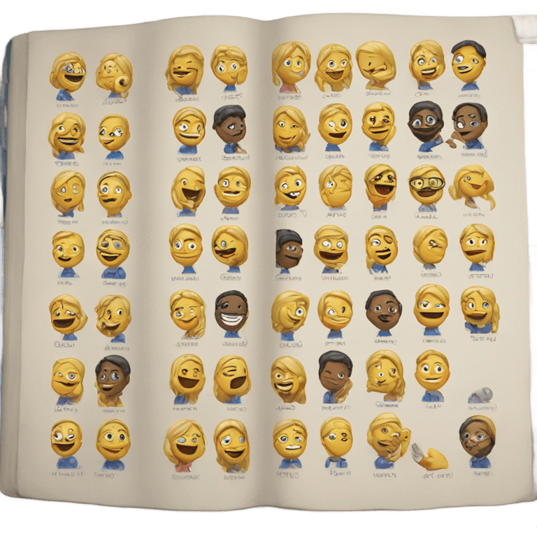 An emoji for a lesson plan – it will look like a document  emoji