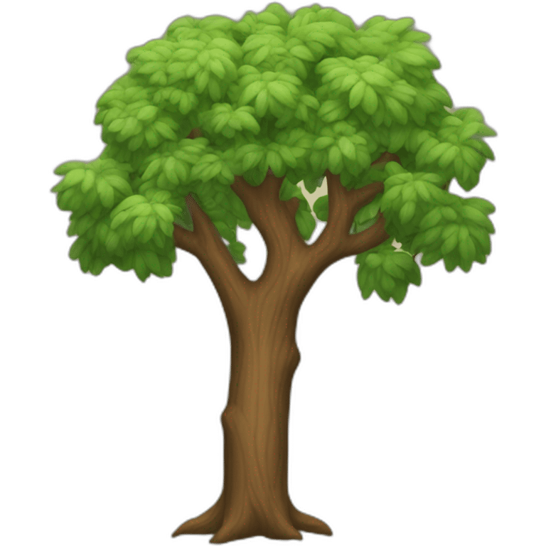 the word “tree” emoji