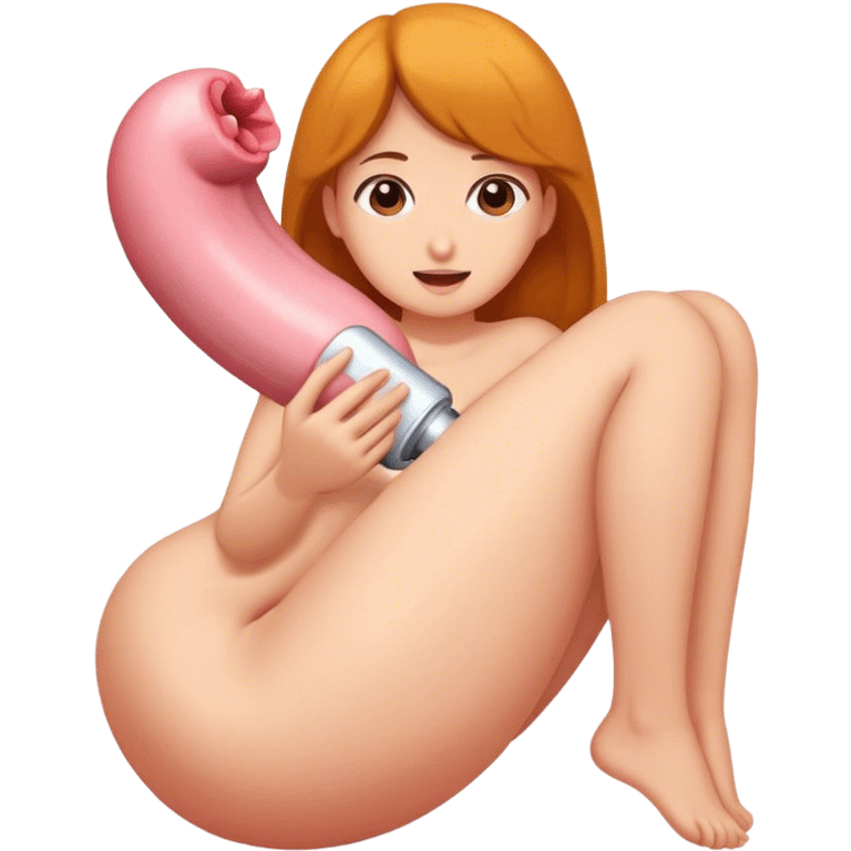 large penis inserted into girls vagina emoji