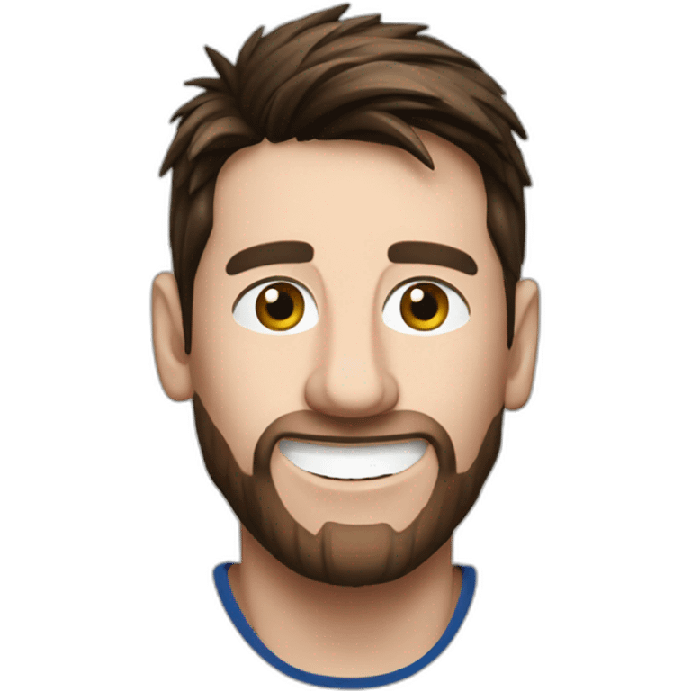 Messi tomando cerveza emoji