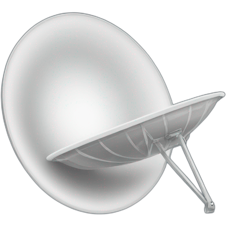 parabolic dish emoji