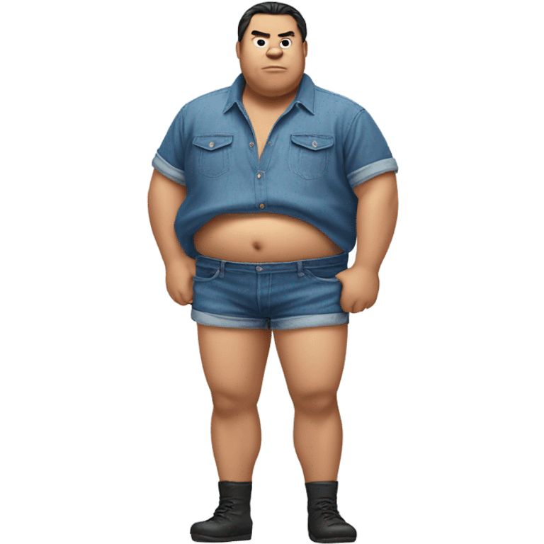 Sumo wrestler wearing jorts emoji