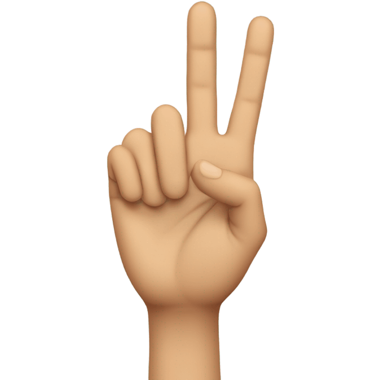 the Okay hand symbol, but the fingers are facing forward  emoji