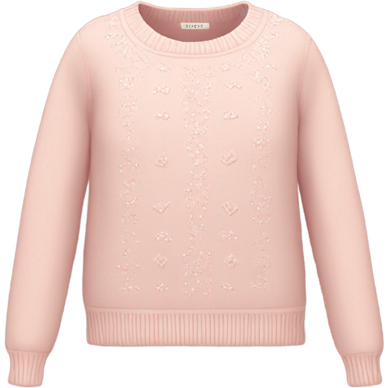 Cute feminine pink sweater ￼ emoji