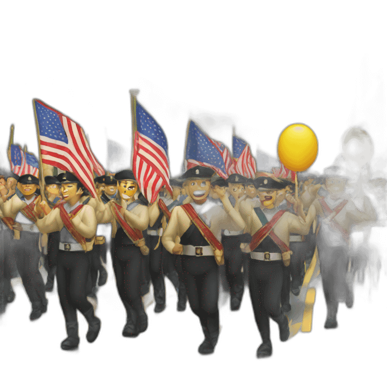 parade demonstration emoji