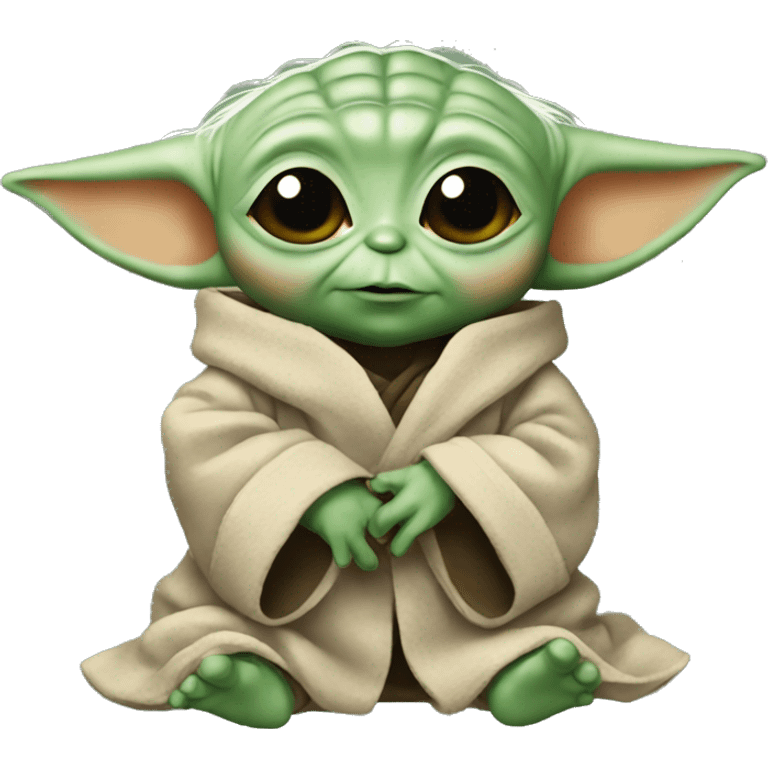 Baby Yoda gift emoji