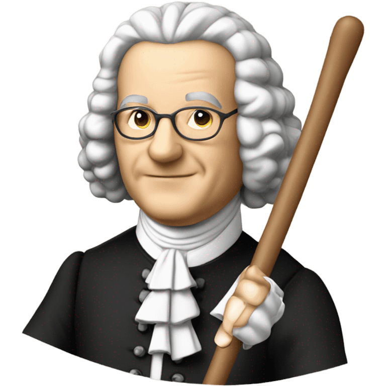 Johann Bach teacher pointer stick emoji