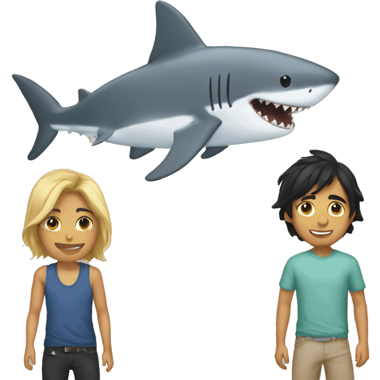 Alex g and a shark emoji