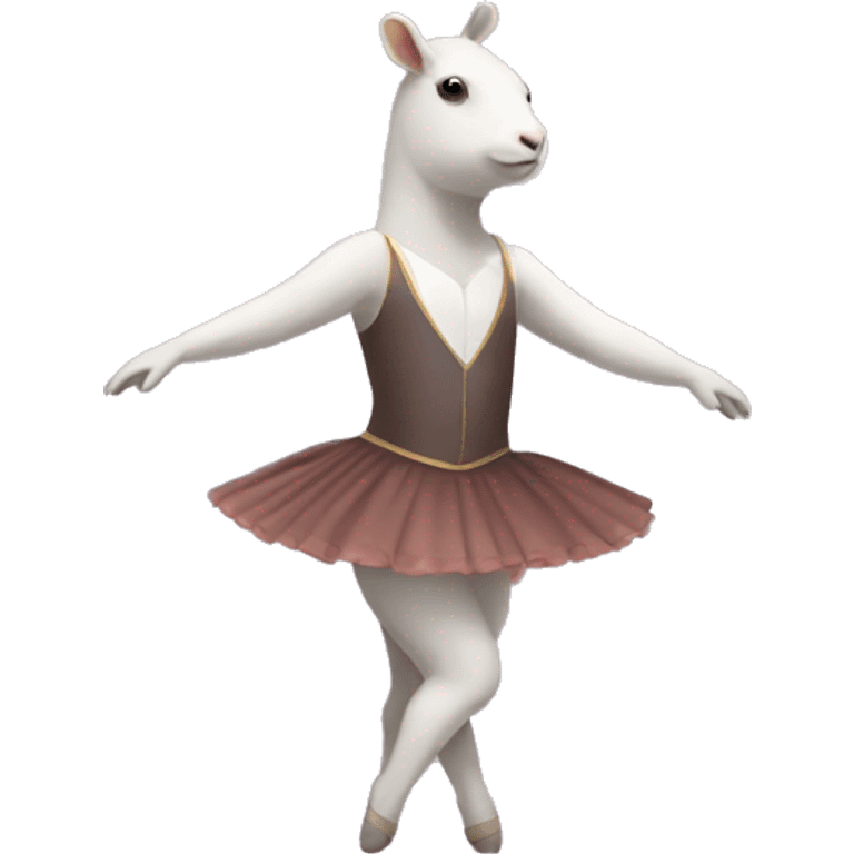 Capybarra in a ballet suit emoji