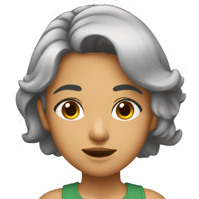 Criança morena emoji