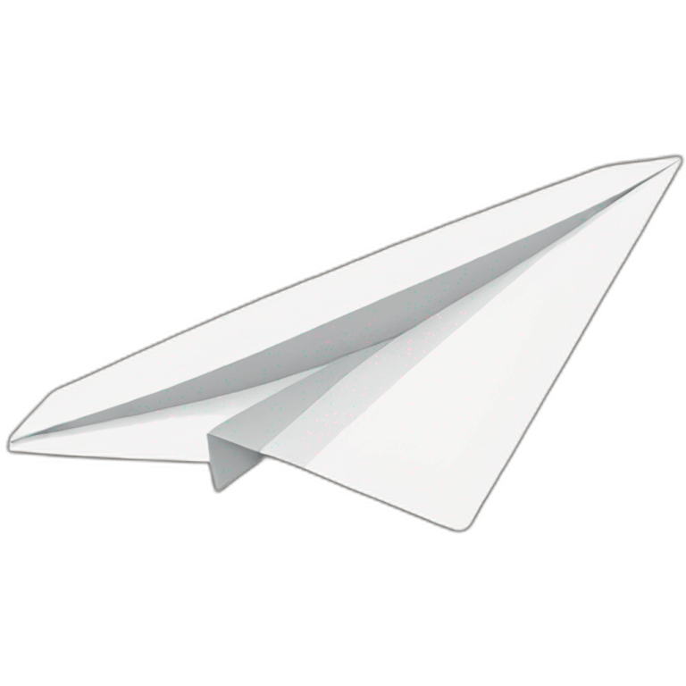 Paper airplane emoji