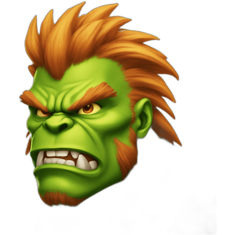 blanka street fighter emoji