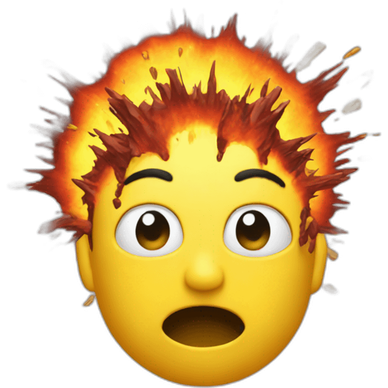 exploding head emoji