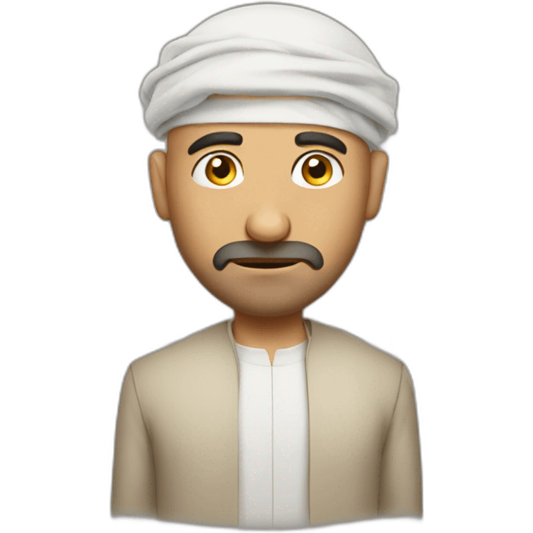 unamused bald arab guy emoji