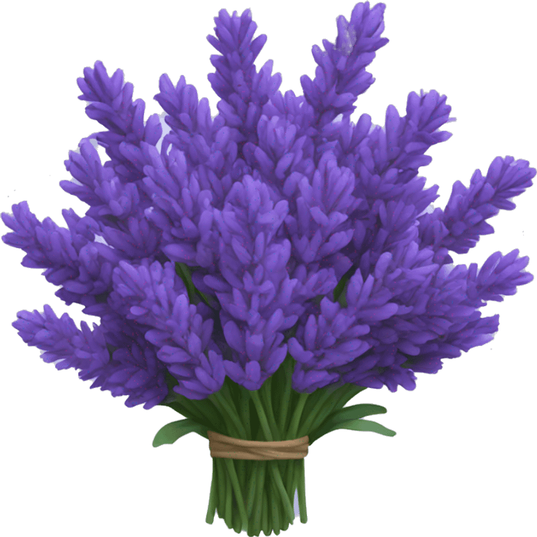 Big lavender buquet emoji