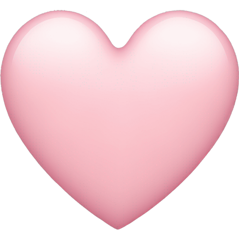 Light pink heart emoji