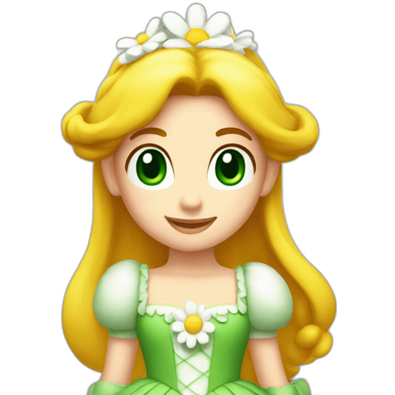 Daisy princesse dans mario emoji