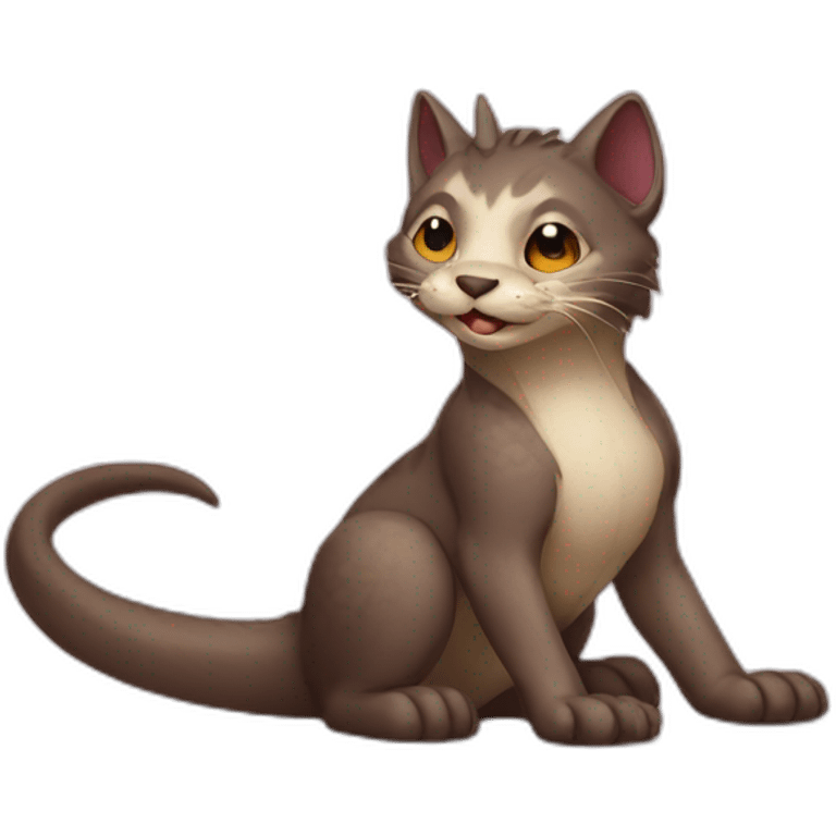 Dragon cat otter emoji