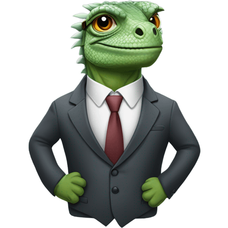 capitalist-iguana emoji