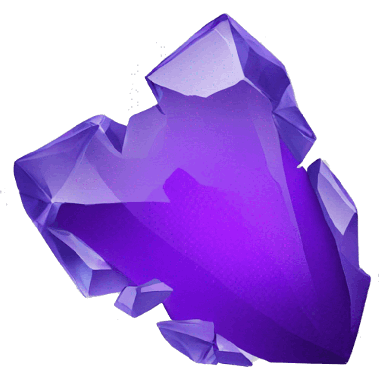 violet broken glass fragments emoji