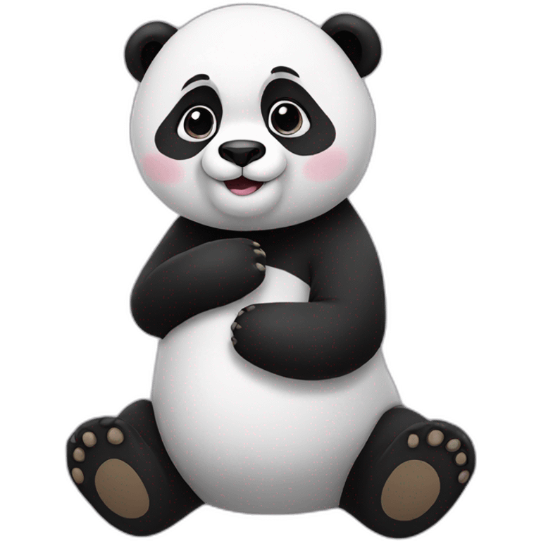 Panda more cute emoji