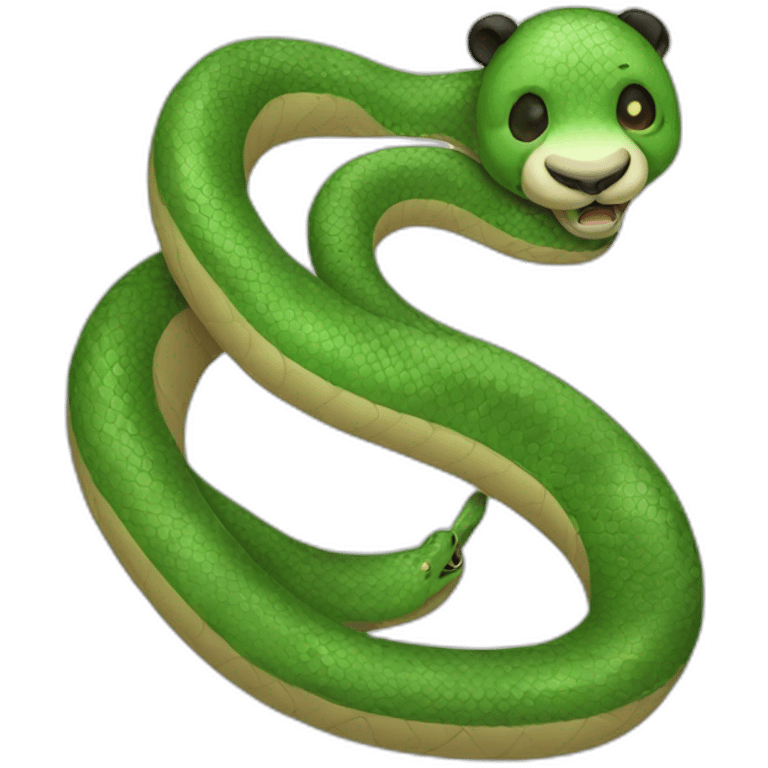 snake panda emoji