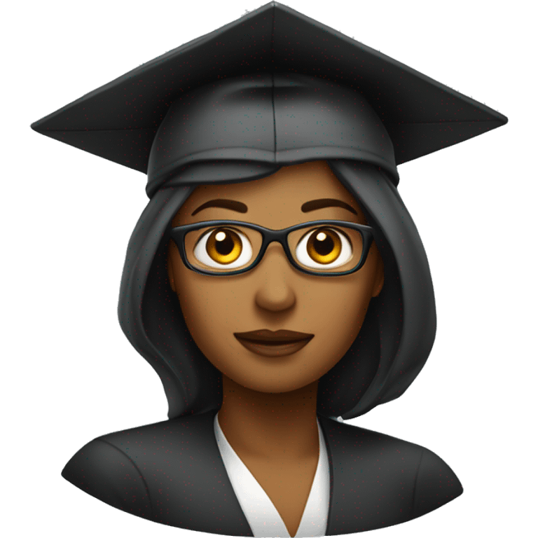 phd hat woman emoji