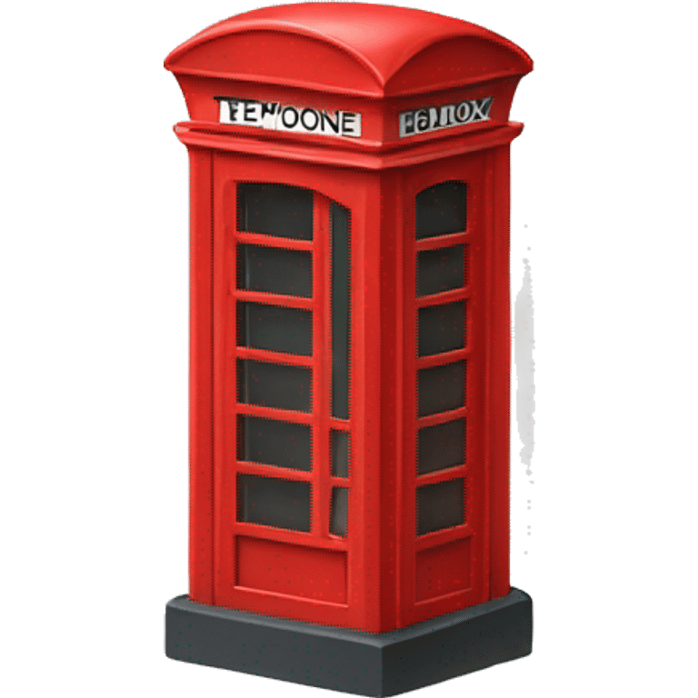 Red Telephone Box emoji