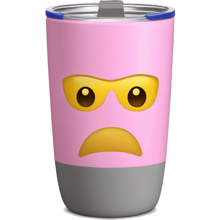 STANLEY tumbler pink  emoji