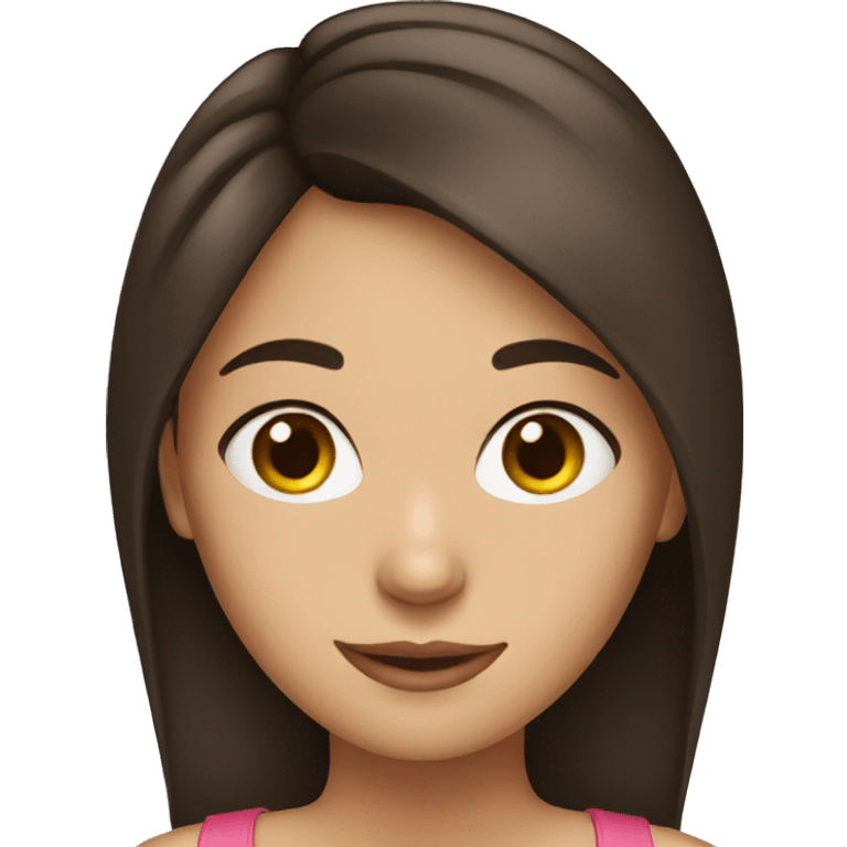 Brunette girl emoji