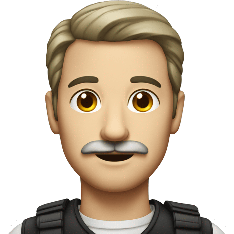 German man with middle mustache  emoji