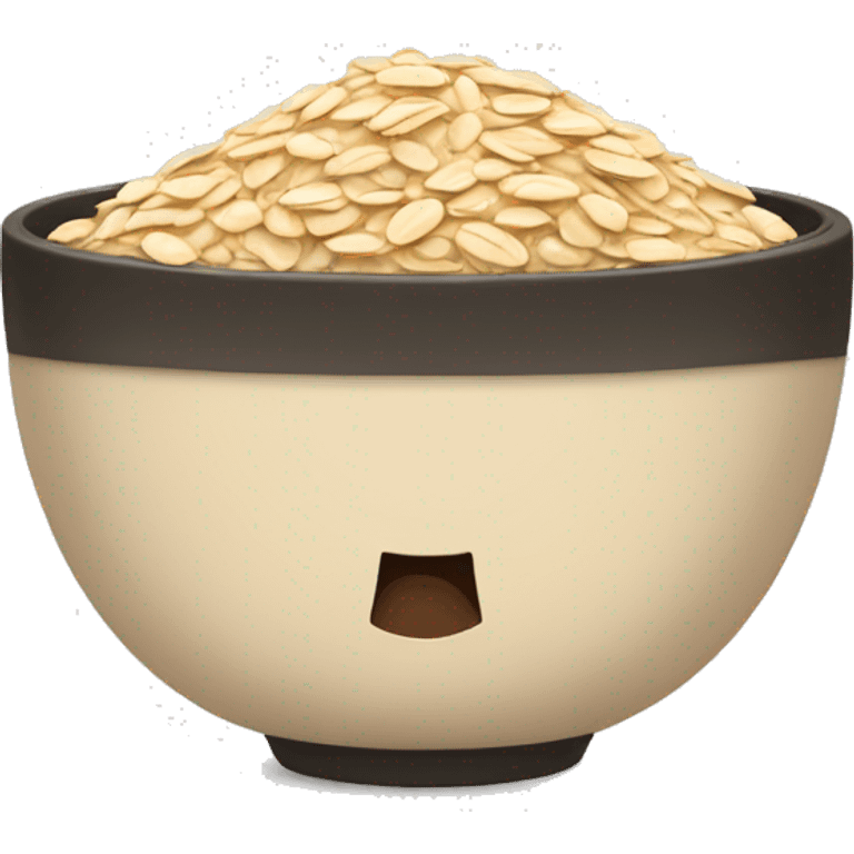 s bowl of oats emoji