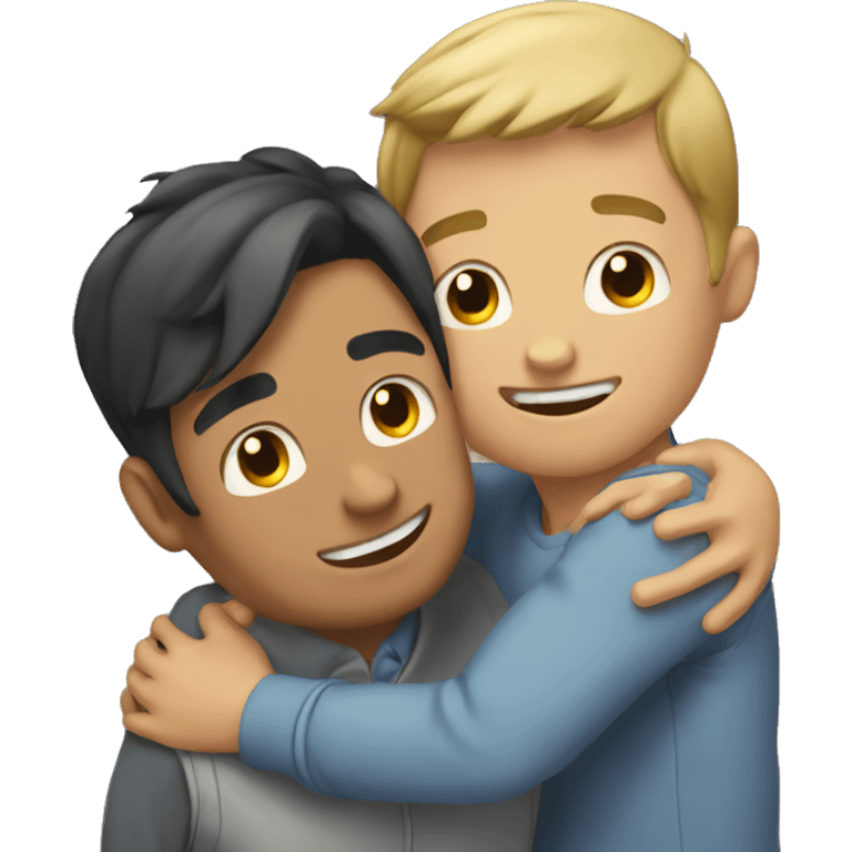 Loving Bro hug emoji