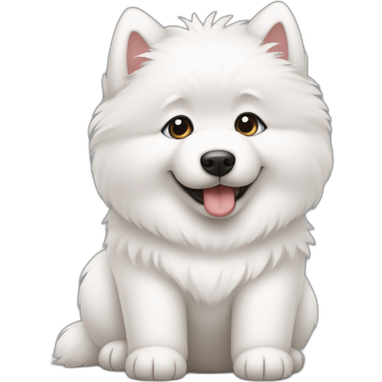 Baby samoyede emoji