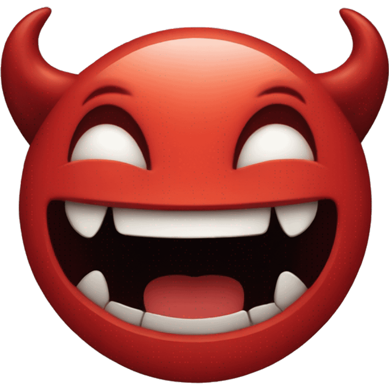 Devil smiling emoji