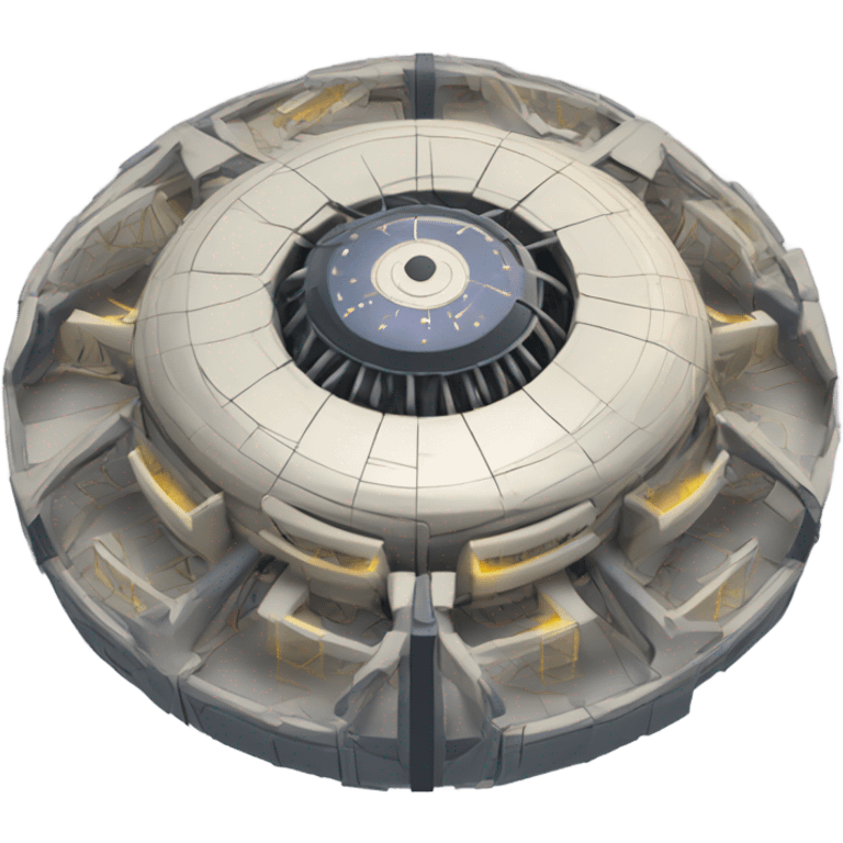 Toroidal space generator model isometric geometry UFO propulsion emoji