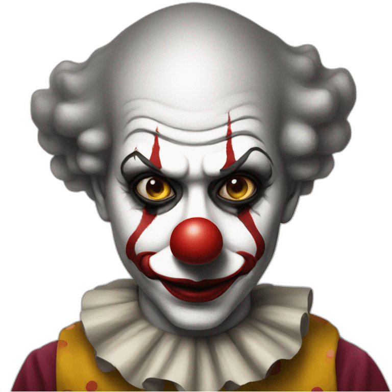 It the clown Pelirrojo emoji