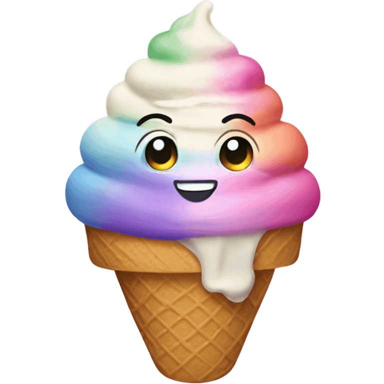 Rainbow flavor
Ice cream emoji