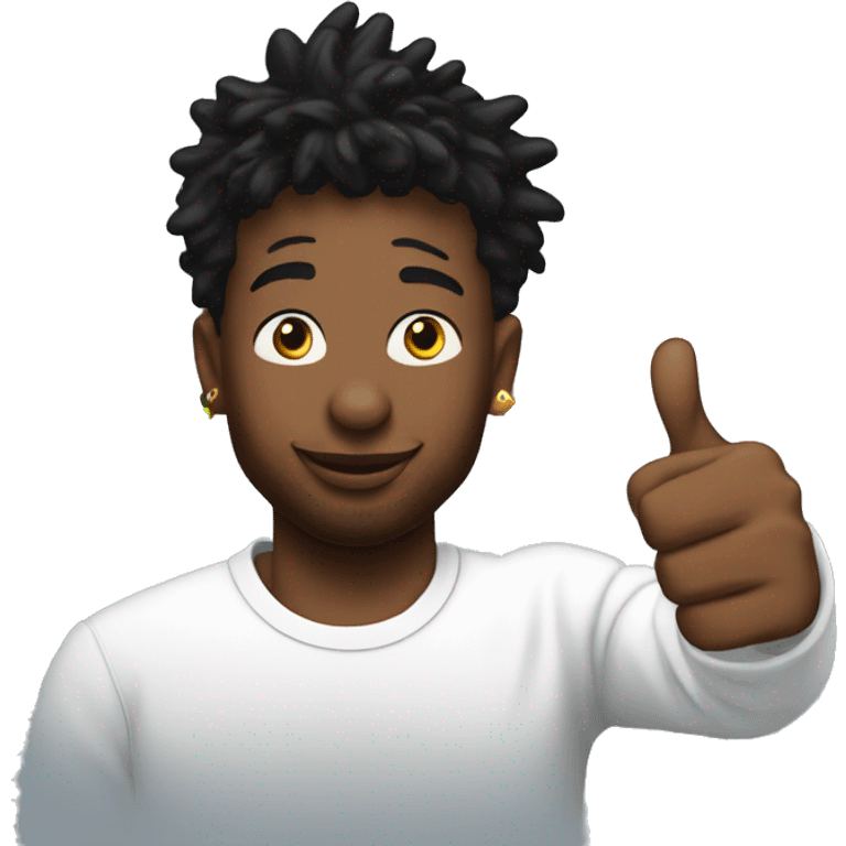 21 savage doing a thumbs up emoji