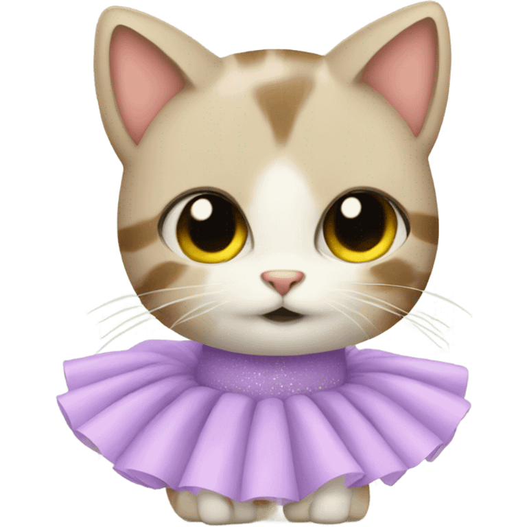 cat in tutu emoji