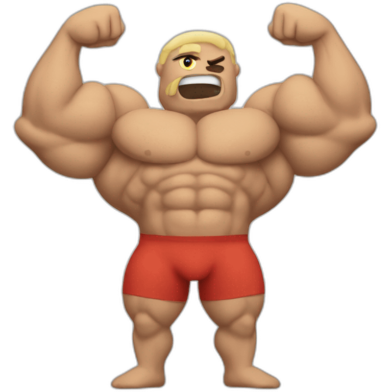 muscle man emoji