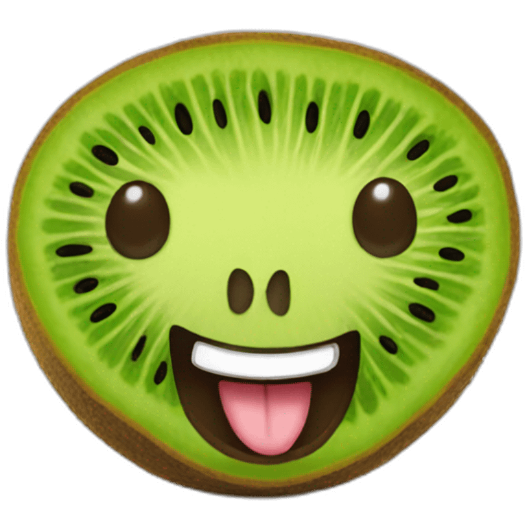 kiwi smiling emoji