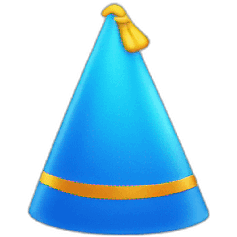 blue partyhat emoji