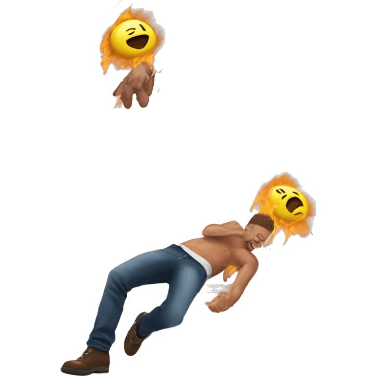 My ex boyfriend falling emoji