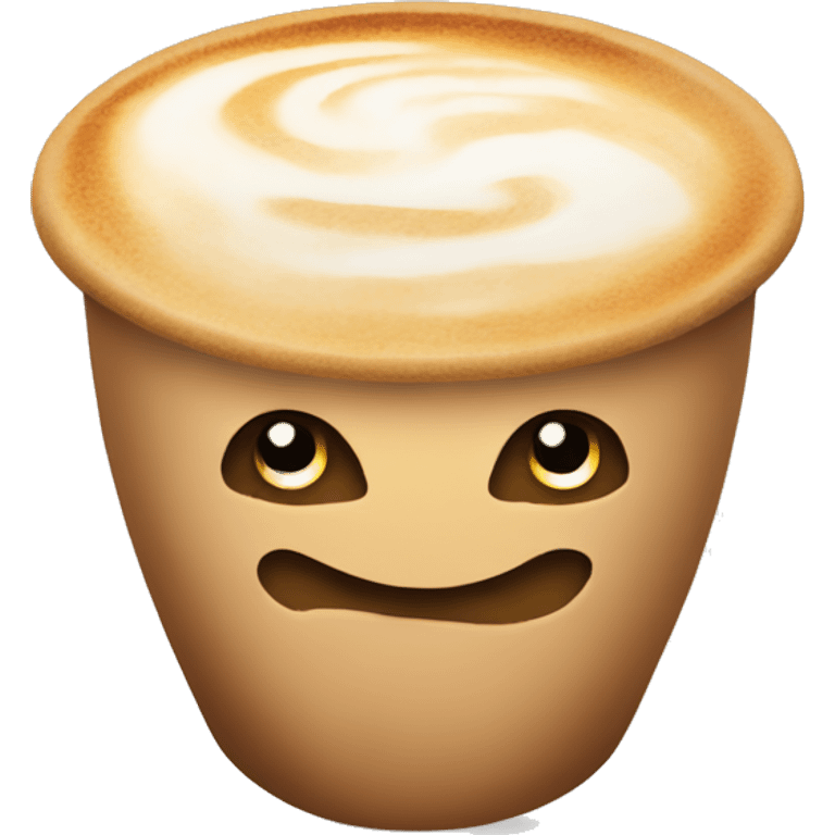 iOS style emoji latte emoji