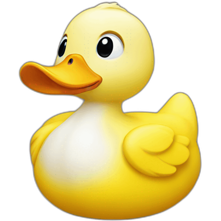 yellow duck toy emoji