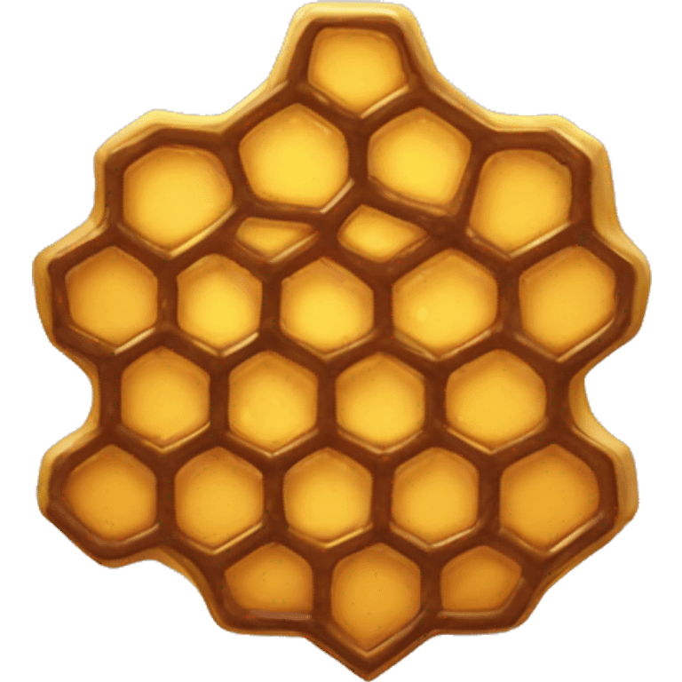 Aesthetic honey comb emoji